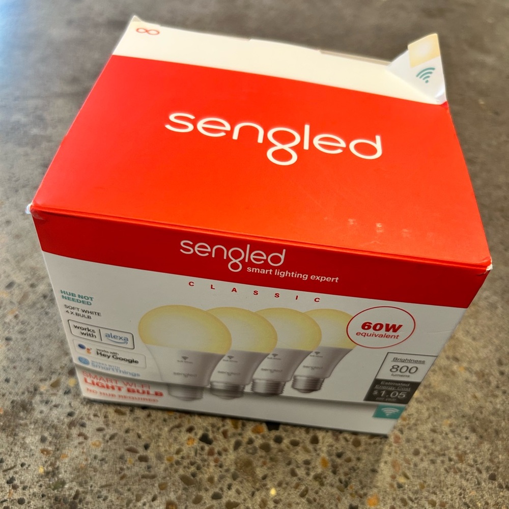 NIB Sengled Smart Light Bulbs (4 pk)